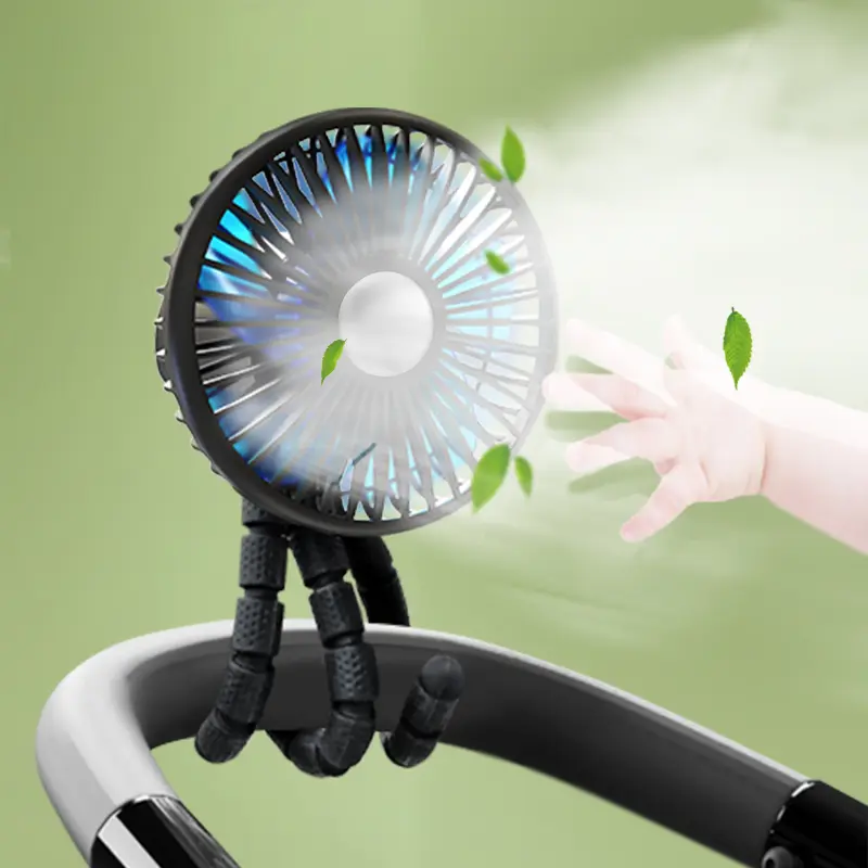 Custom F510 Oscillating Octopus Tripod Stroller Fan Manufacturer, Factories