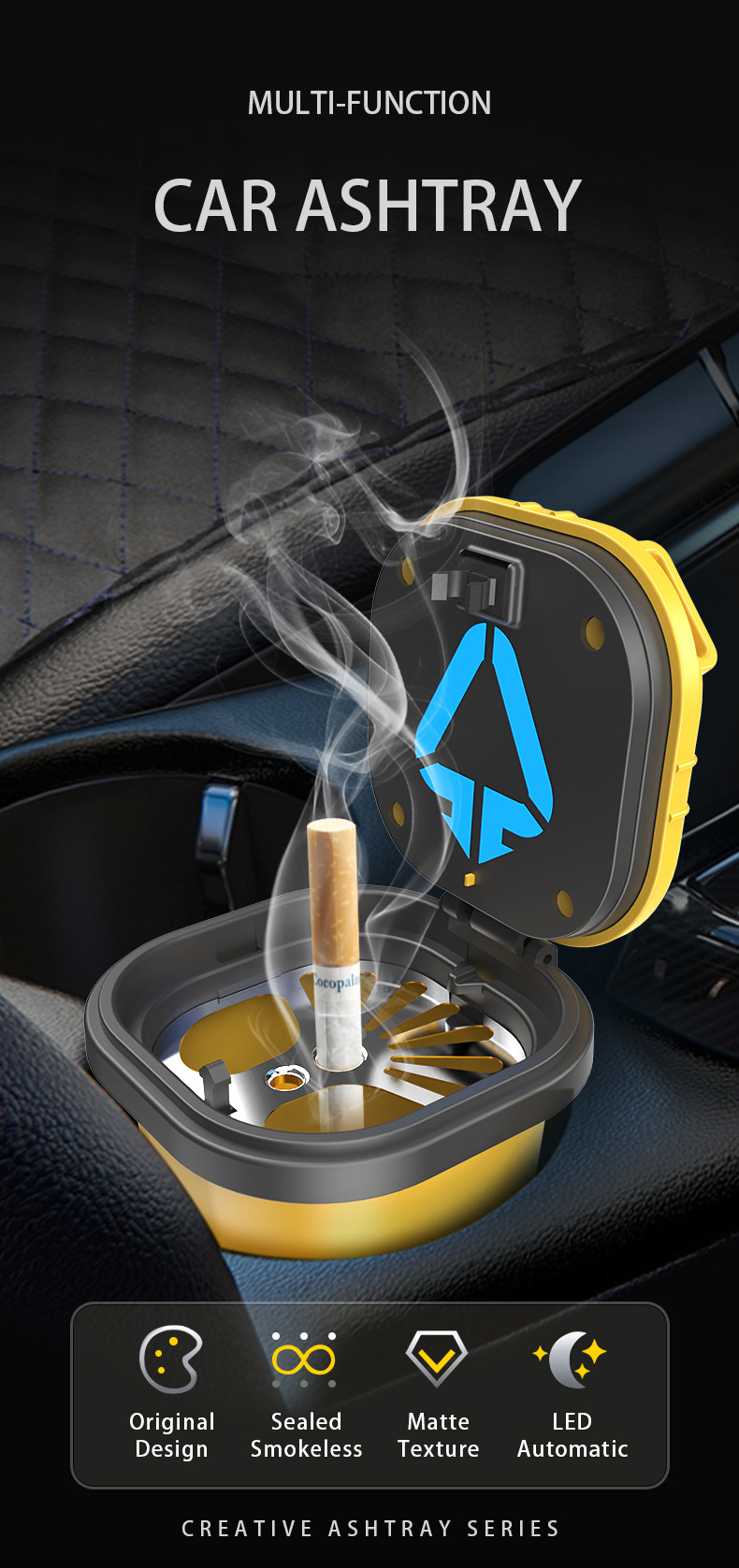Mini Car Ashtray View 1
