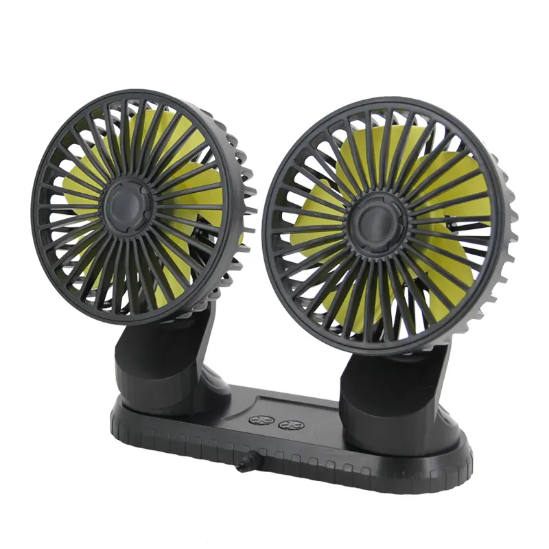 Wholesale F404 Double Heads Car Fan Universal USB Powered Manufacturer, Supplier