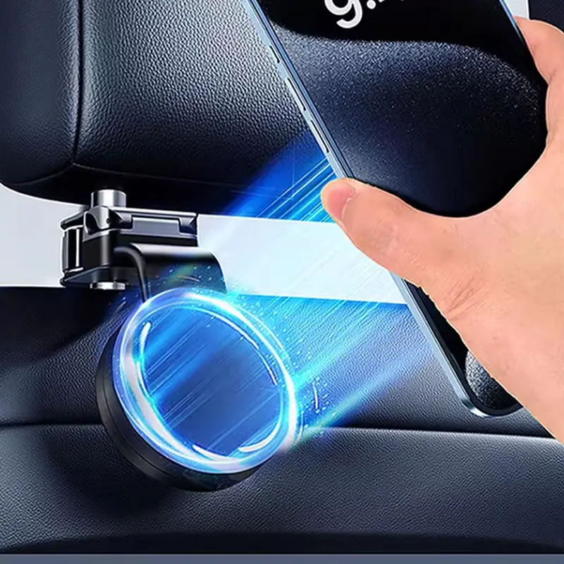 Wholesale Z292 Multifunctional Magnetic Car Seat Phone Holder with Hanging Hooks Suppliers, Factories