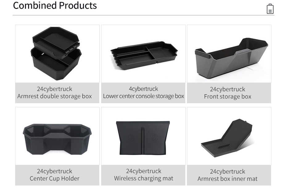 Tesla Cybertruck Rear Storage Box View 3