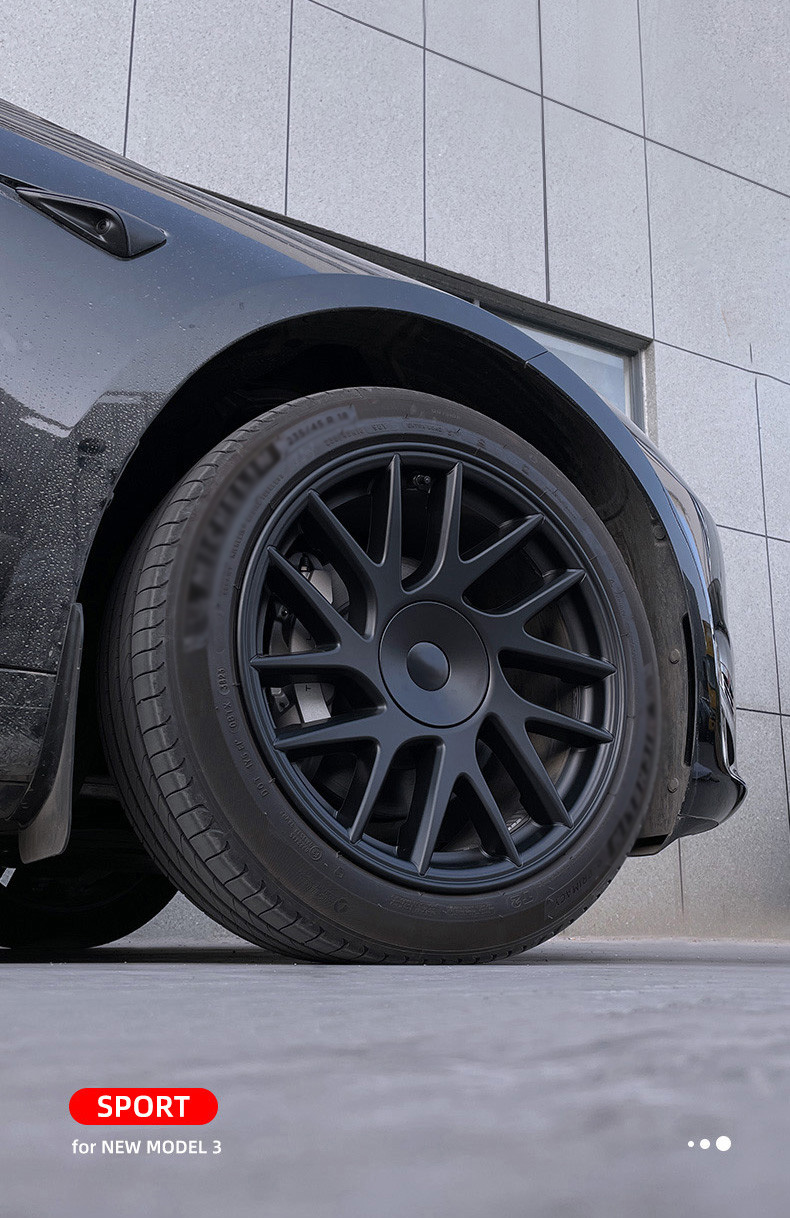 Tesla Wheel Cover Detail 1