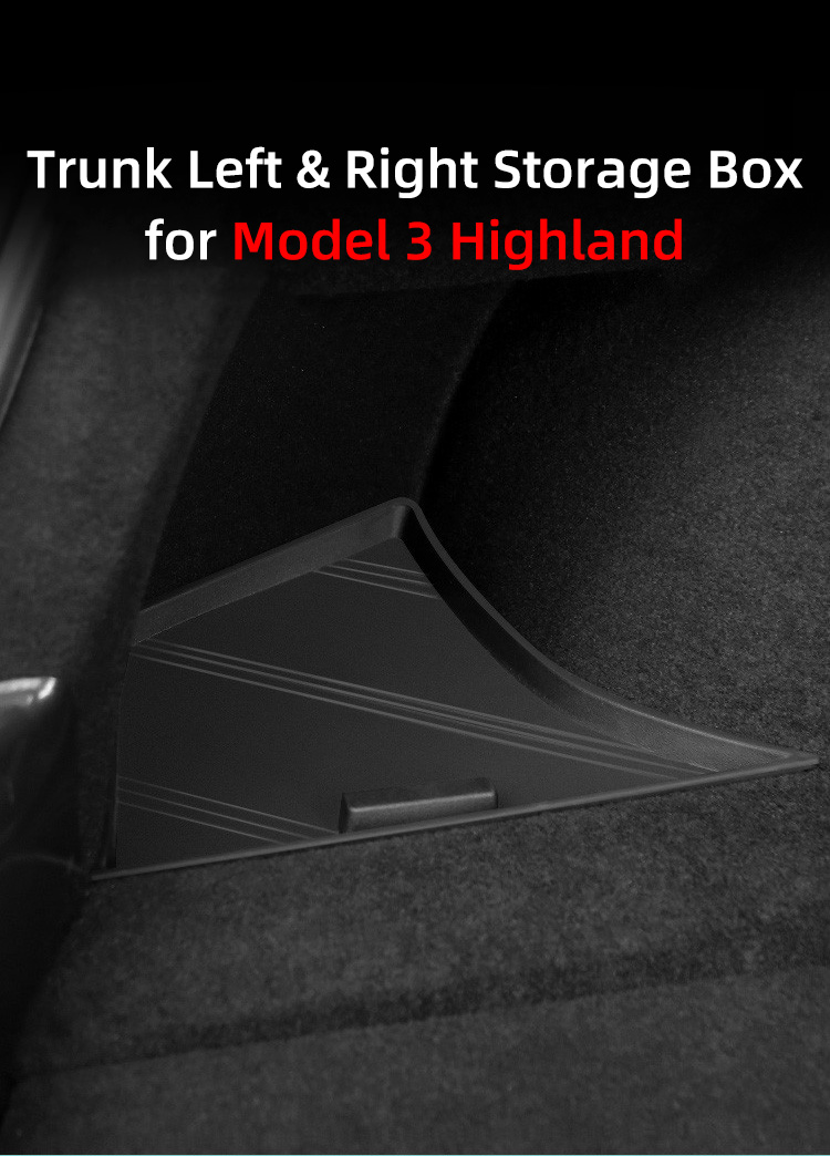 Tesla Model 3 Highland Trunk Organizer 1