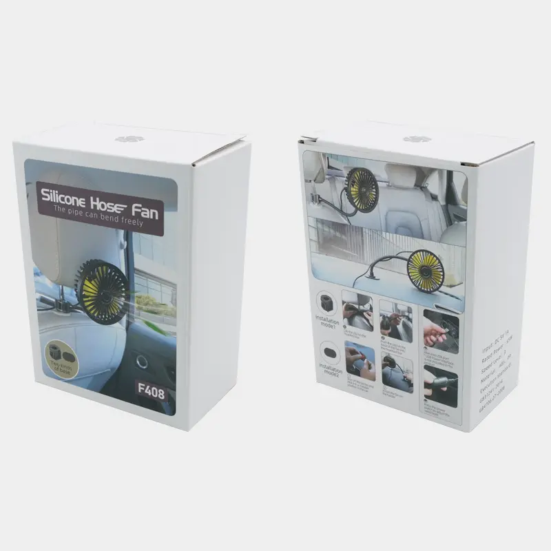 Wholesale F408 Car Hose Fan for Car Seat Headrest Dashboard Manufacturers, Suppliers
