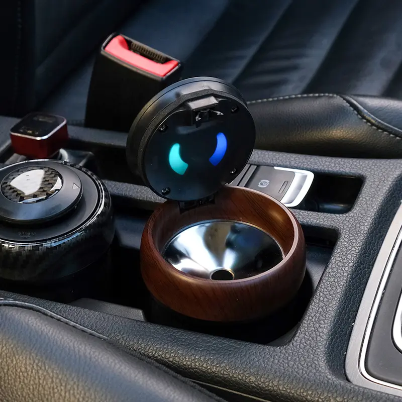 Custom N17D Car Cigarette Ashtray with Lighter and LED Suppliers, Factory