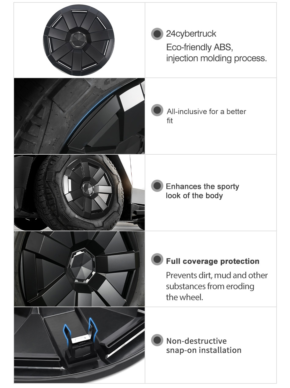 Tesla Cybertruck Wheel Cover 5