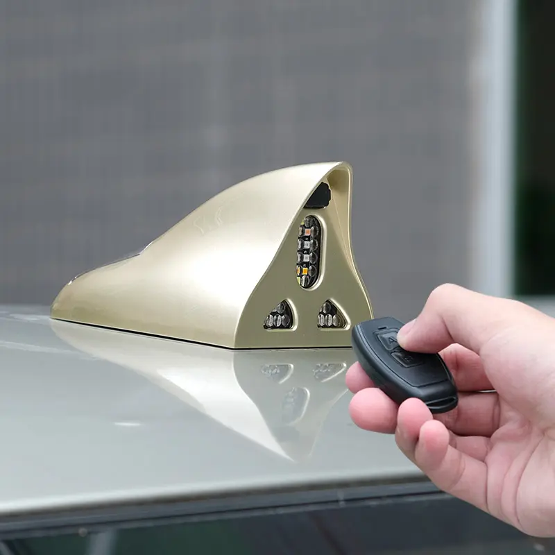 Custom Car Roof Shark Fin Solar Magnetic Warning LED Light D10B Supplier, Factories