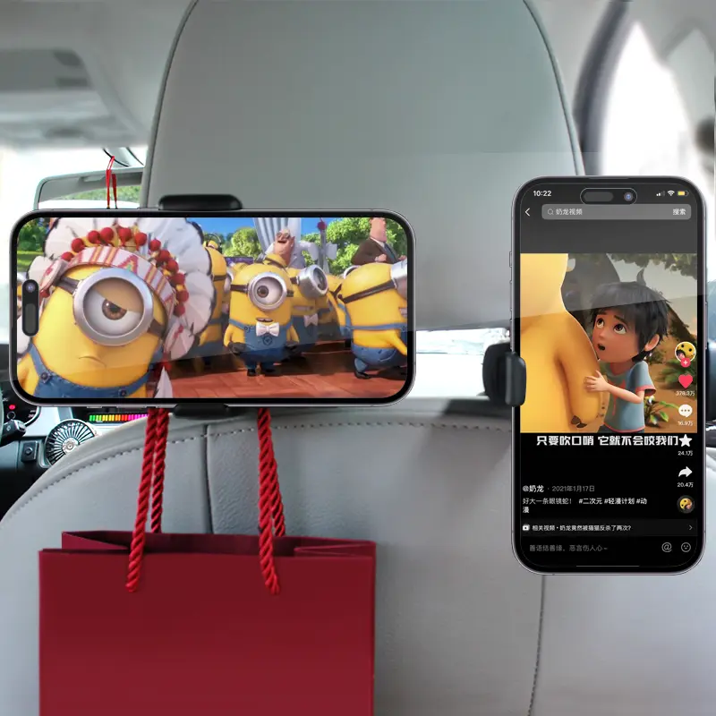 Custom Car Seat Headrest Hook Rear Seat Phone Holder G202 Manufacturer, Factories