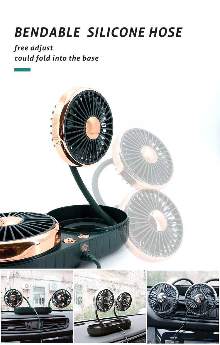 Portable Dual-Head Car Fan Display 4