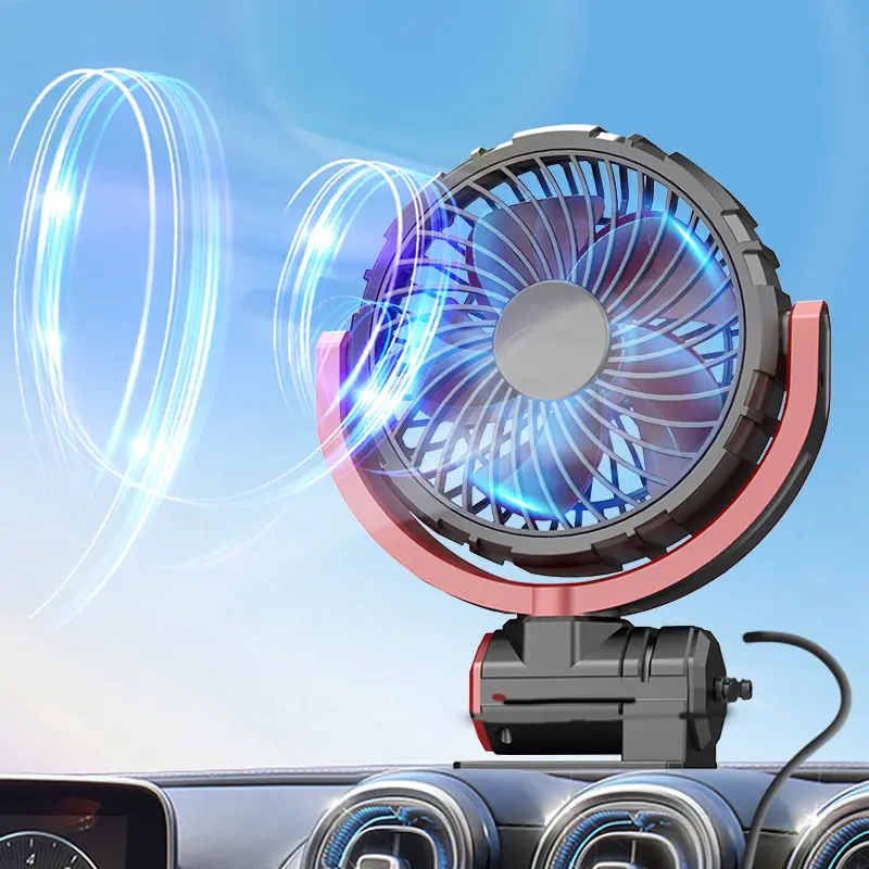 Custom F7101 Cooling Mini Portable Car Fan USB Automotive Accessories Manufacturers, Factories