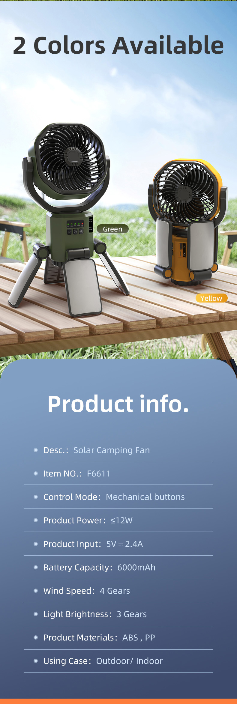 Solar Fan Display 10