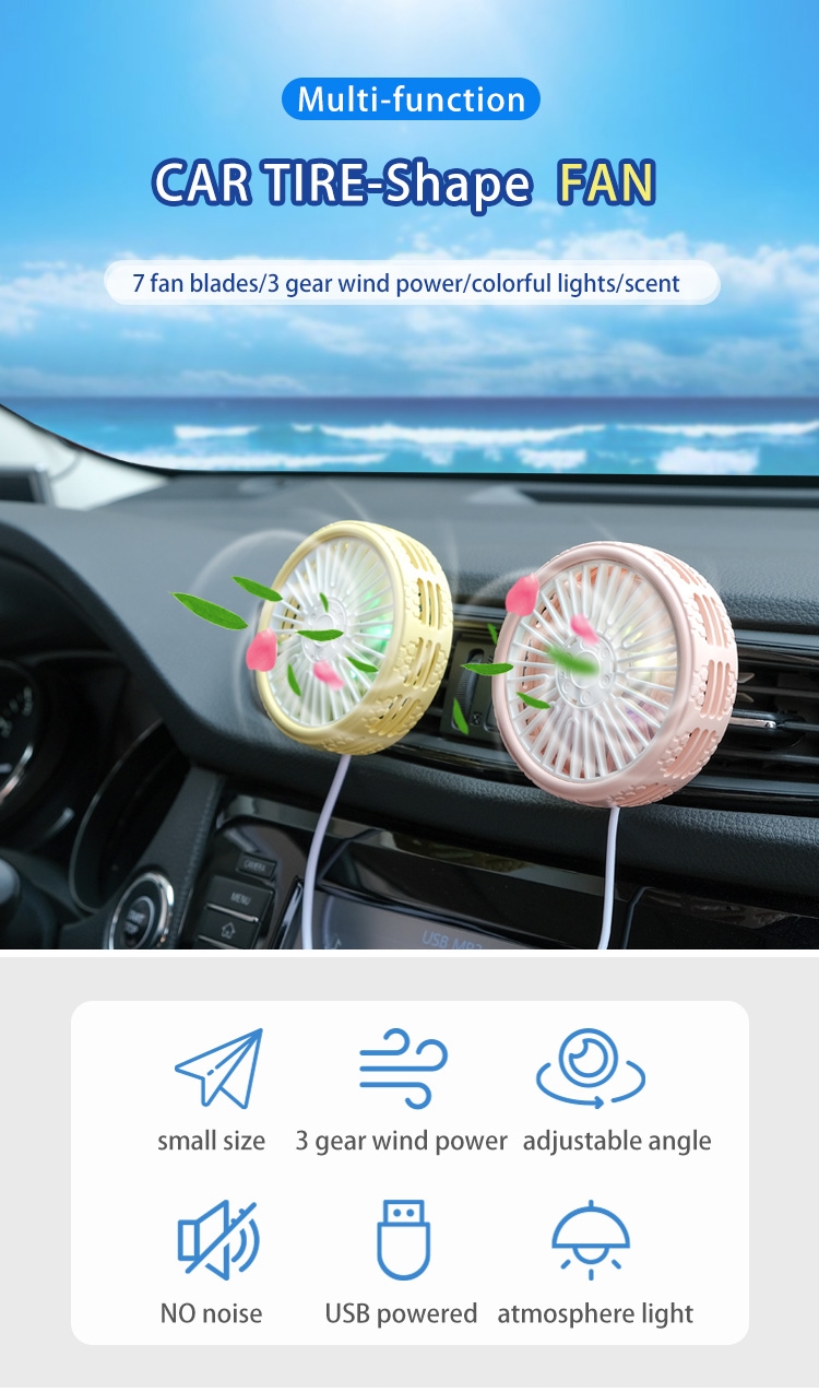 Mini Car Fan 2