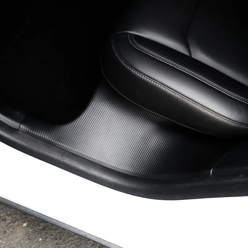 Custom 3D Carbon Rear Door Protector Strip - 2 Pack Fit Tesla Model Y TSL80151 Manufacturers, Factories