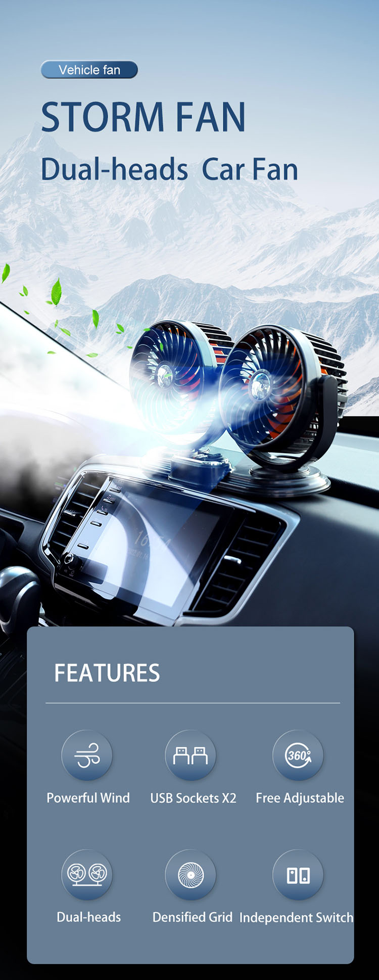 F621 Car Fan View 1