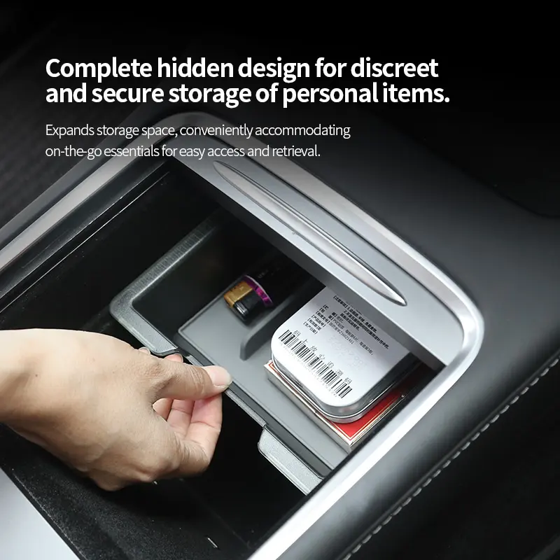 Custom Center Console Storage Box for Tesla Model Y Model 3 TSL80086 Manufacturers, Supplier