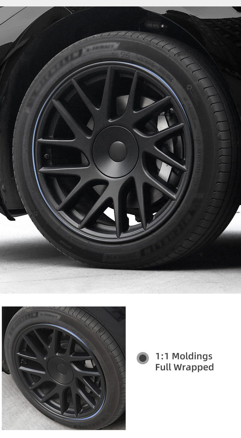Tesla Wheel Cover Detail 3