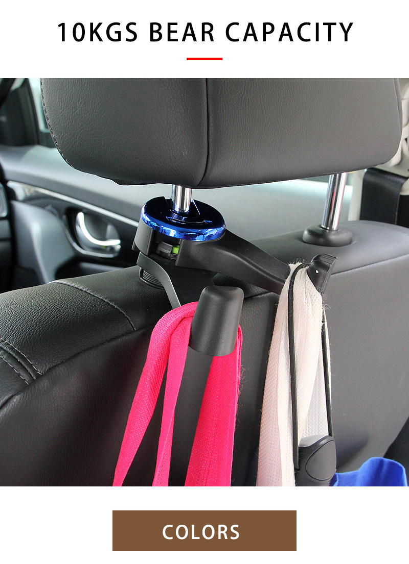 Dual Head Car Seat Hook 6
