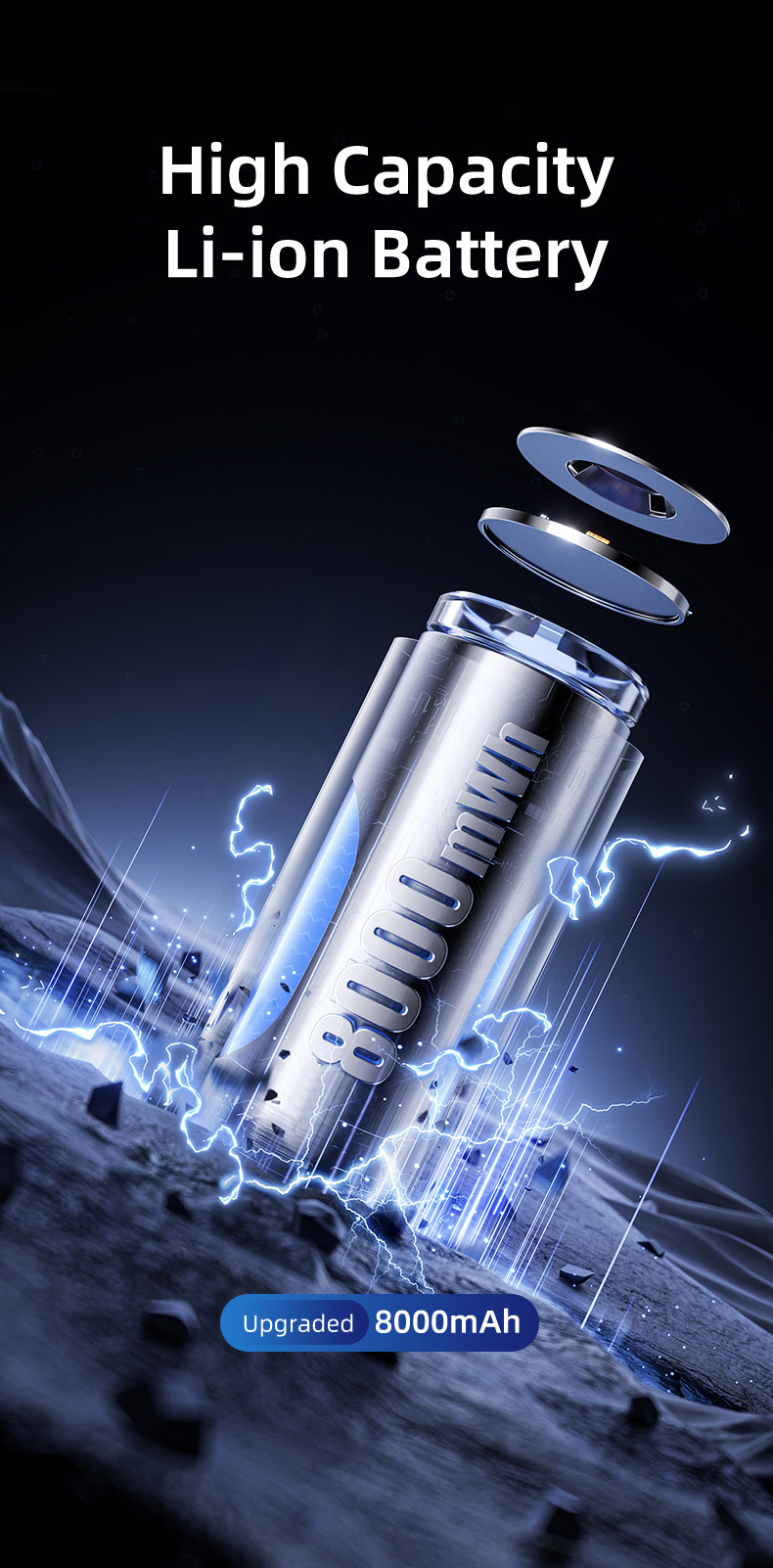 Multifunctional Outdoor Rechargeable Fan detail 5