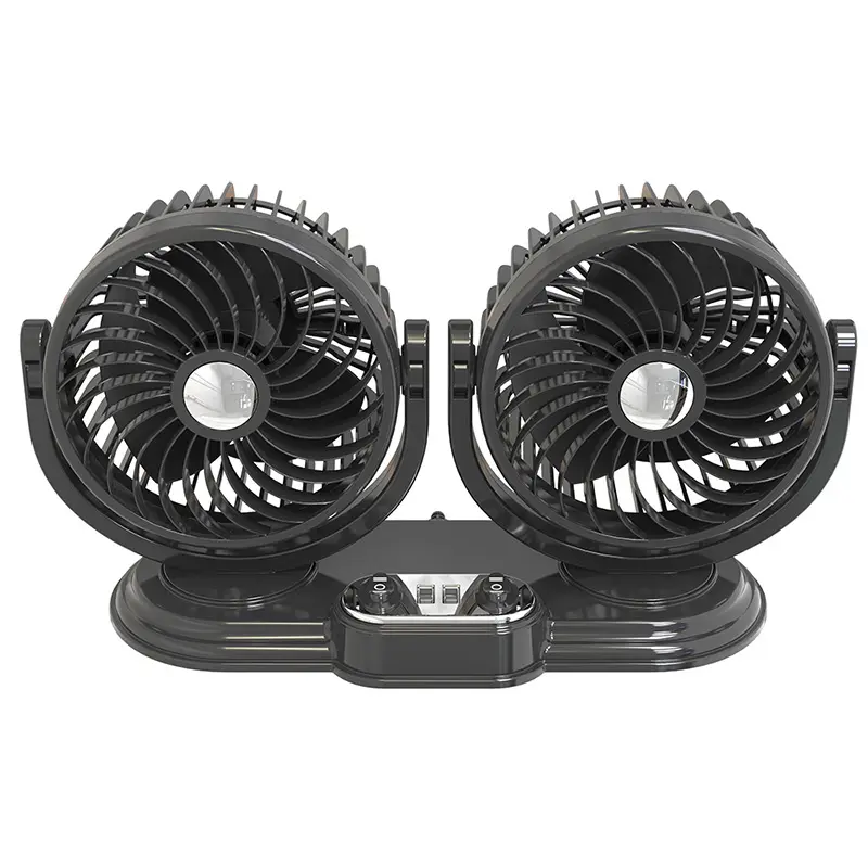 Custom Dual-heads Car Storm Fan 5V/ 12V/ 24V F621U Supplier, Factory