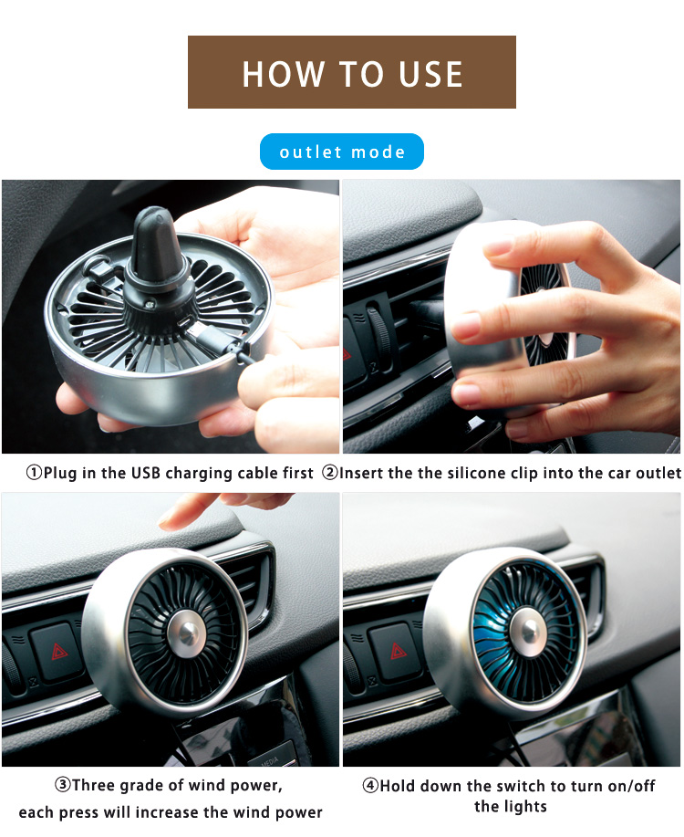 Mini USB Fan Detail 5