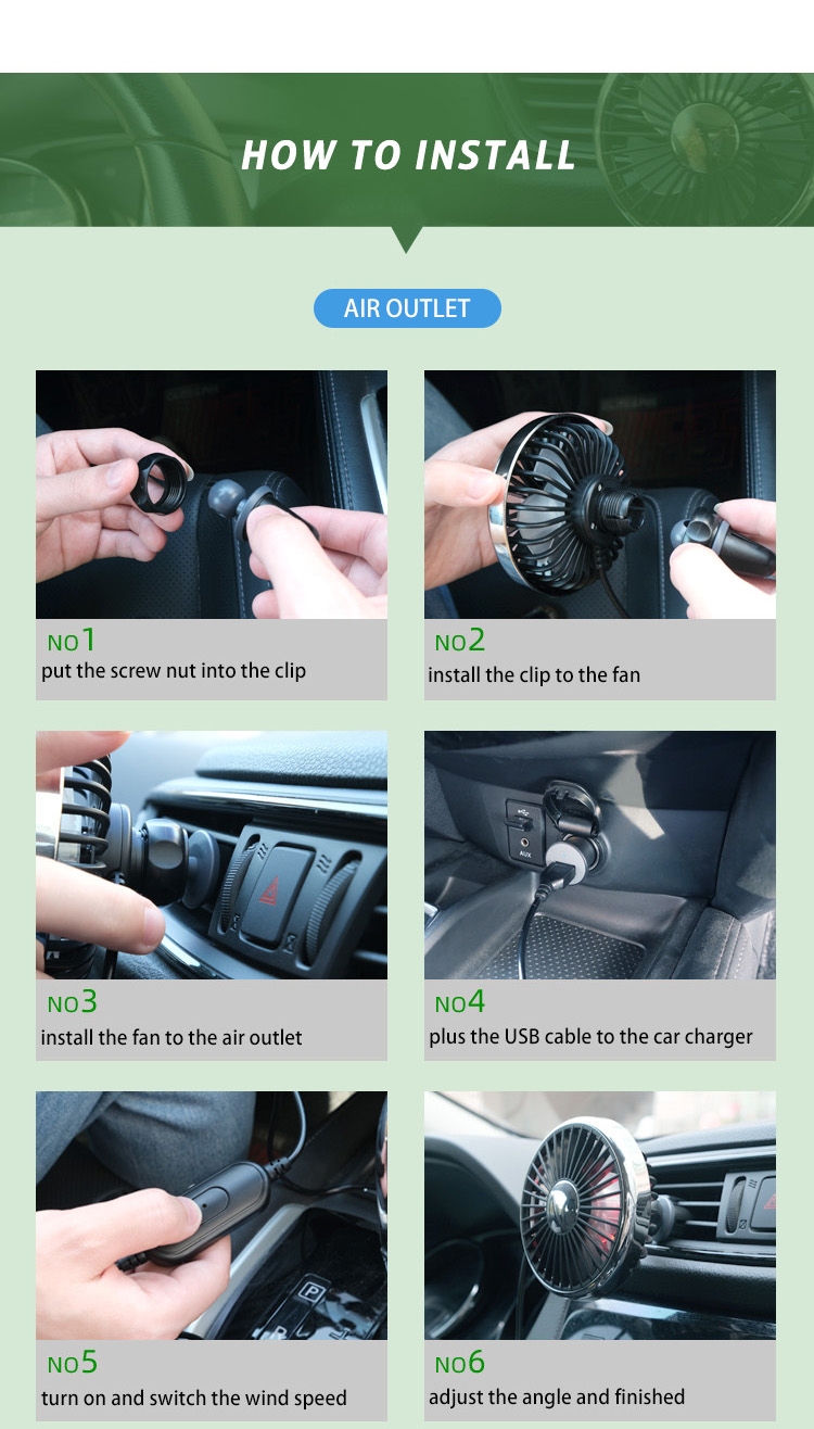 Mini Car Fan Display 4