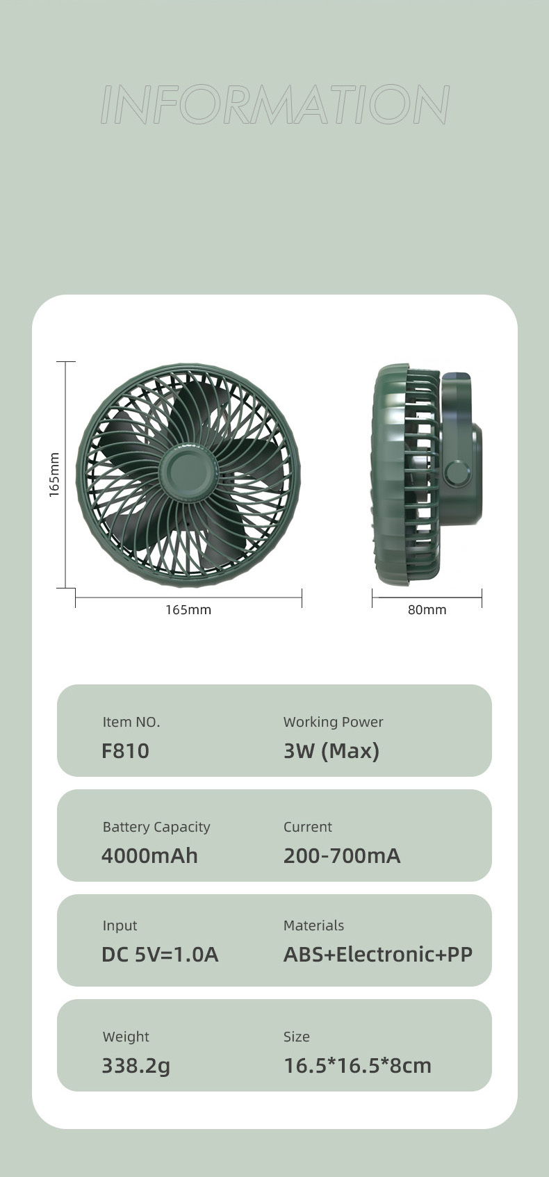 Camping Fan View 8