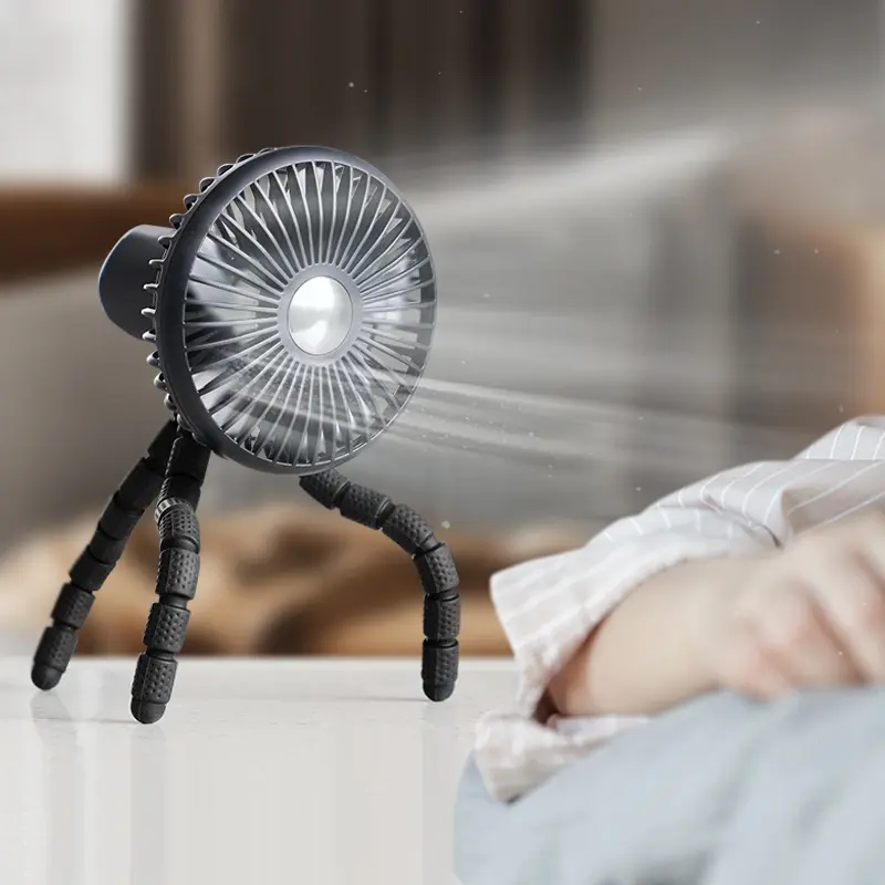 Custom F510 Oscillating Octopus Tripod Stroller Fan Manufacturer, Factories