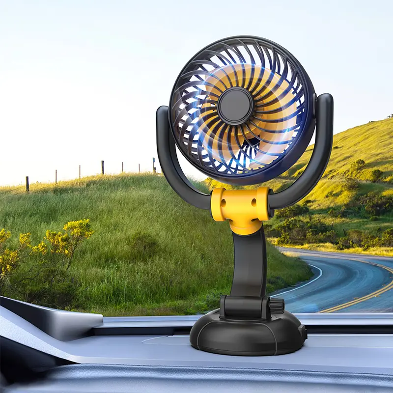 Wholesale F5501 Upgraded Foldable Car Fan Brushless Motor Manufacturer, Suppliers