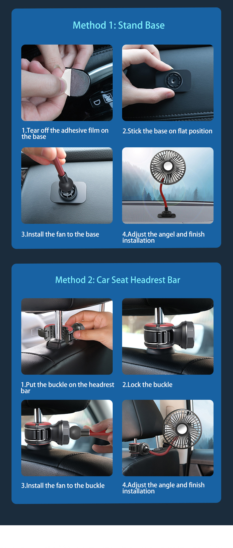 F508 Car Fan Display 6
