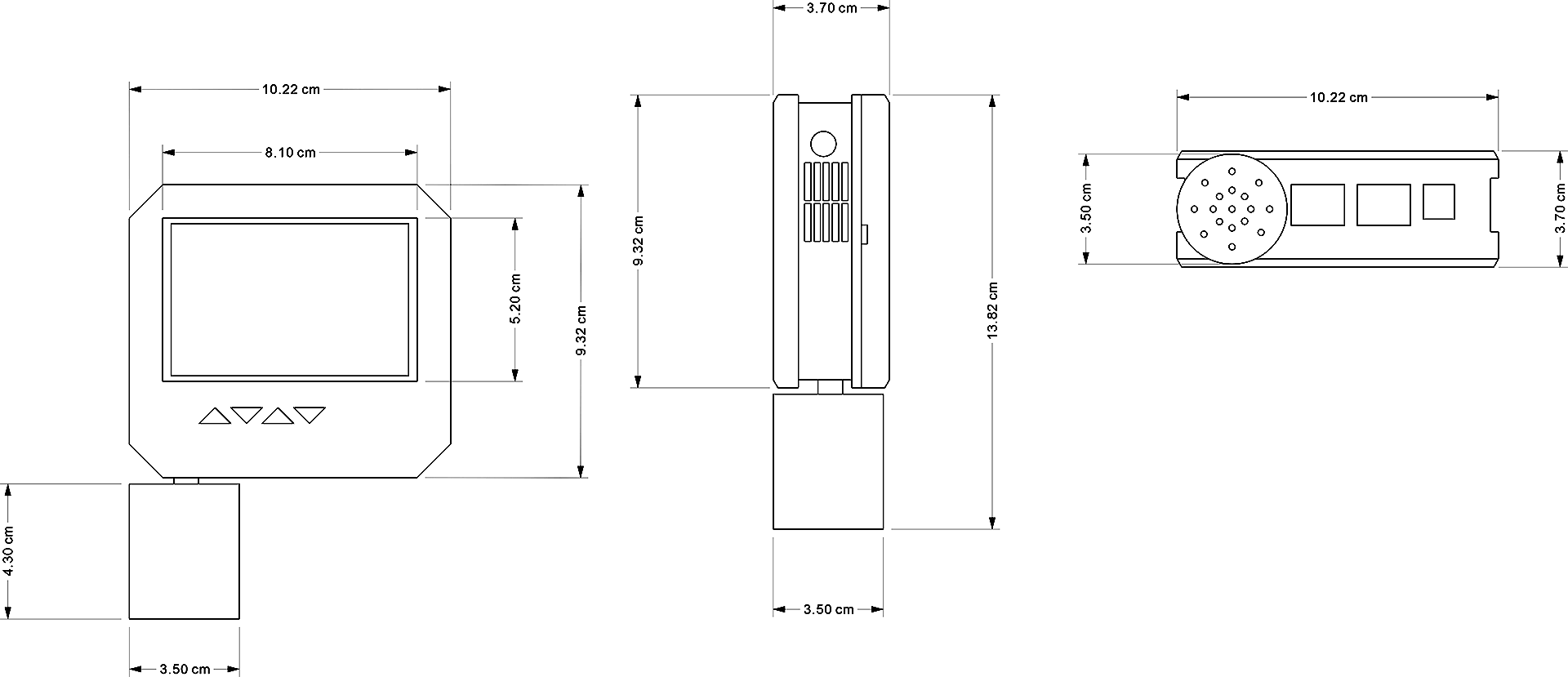 5930G Product Dimensions