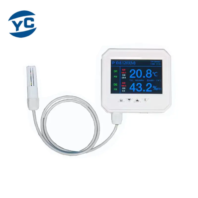 APEM-5930E Ethernet Temperature Humidity Sensor with extended probe