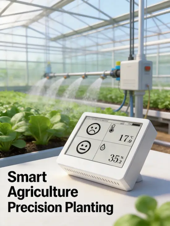 Smart Agricultural Greenhouse Display
