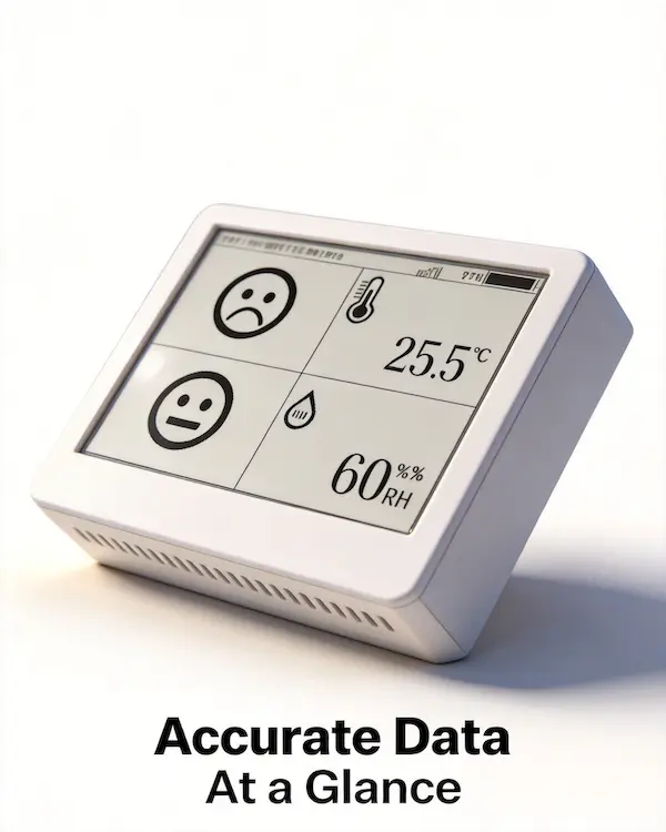Temperature and Humidity Display Screen