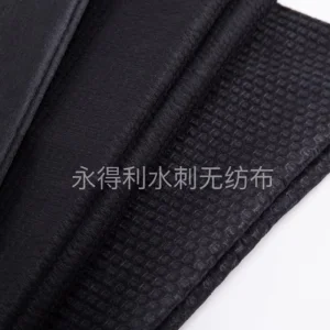 Black Viscose Spunlace Nonwoven Fabric