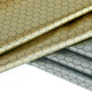 Gold and Silver Stamped Spunlace Nonwoven Fabric