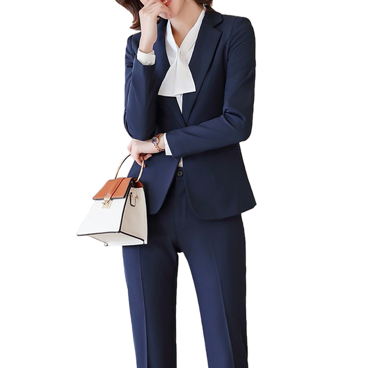 Custom Wholesale Apparel, Women's Slim Garment, Gray Business Suits, Professional Work Formal Dress