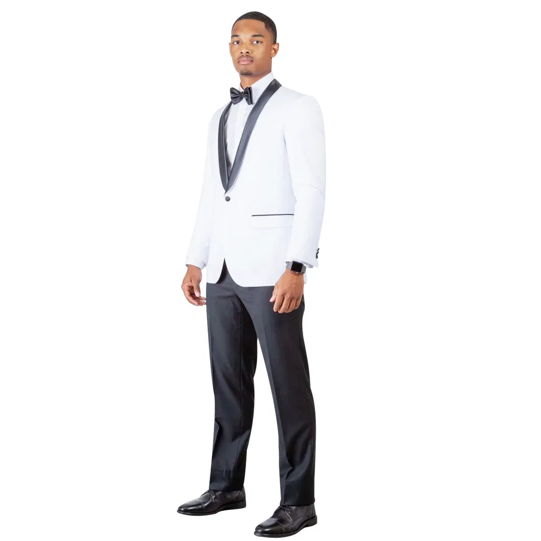 Tailor Made Party Wear/Classic Fit Formal Suit High Quality Apparel White Wedding Suit