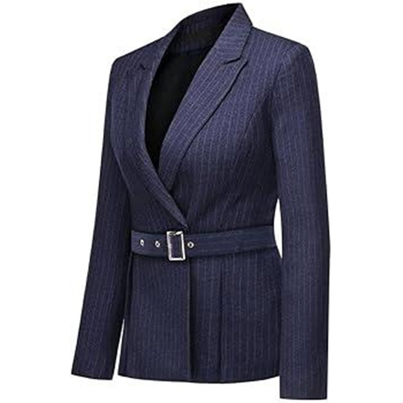 Customized Apparel Women Fashion Business Office Formal Suit with Belt or Buckets