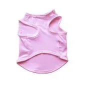 Customizable White Pet Apparel for Dogs & Cats - Sizes Xs-L