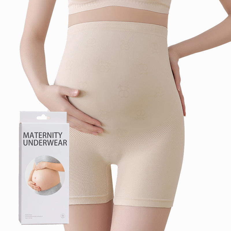 Hot Selling Women Abdominal Support Pregnancy Panty Seamless Comfort Maternity Underwear Soft High Waist Pregnancy Panty