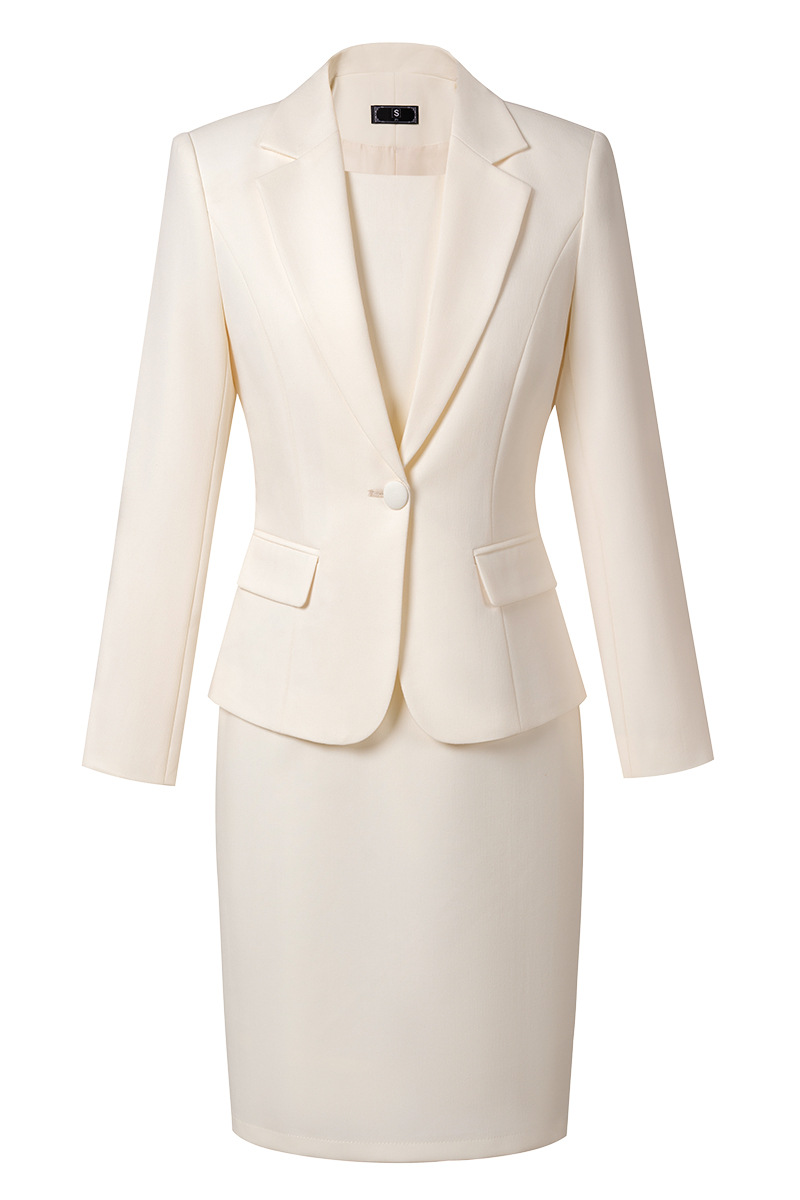 Women's Formal Business Workwear Slim Fit 2-Piece Suit with Blazer Pants