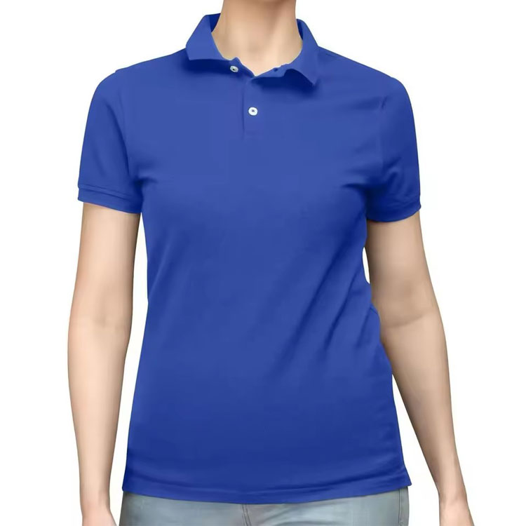 High Quality Women's Casual Business for Polo T-Shirt Short-Sleeved Fitted Collar Breathable Knitted Top