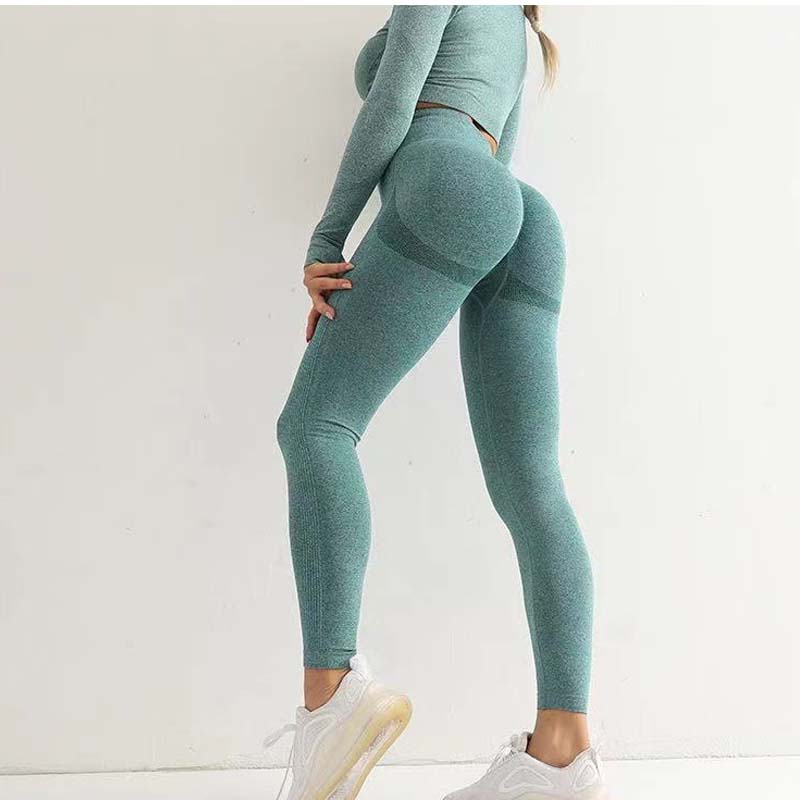 Best High Quality Women's Gym Wear Best High Waist TikTok Pants Yoga Leggings ODM Supply Workout Fitness Clothing