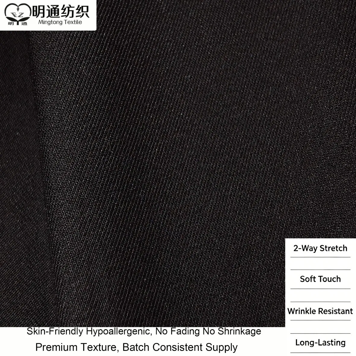 Robust Tailored Mellow Sleek T64r34 Sp2 Fabric for High End Formal Apparel