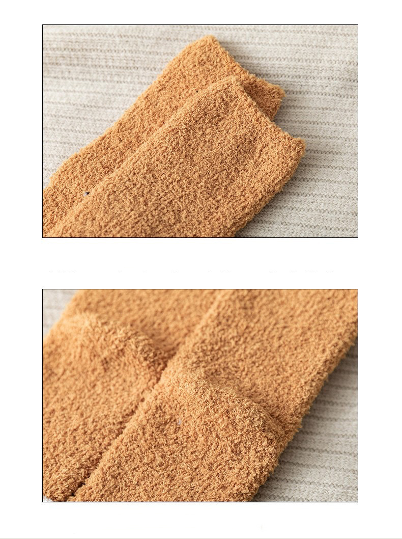 Fuzzy Socks Design Detail 6