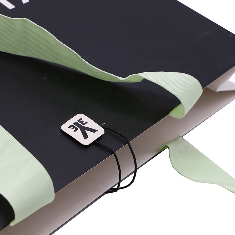 Reusable Luxury Custom High Quality Boutique Shopping Paper Gift Bag Packaging With Seal For Woman Clothes