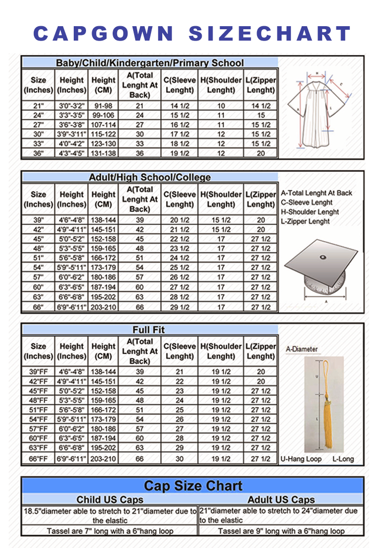 Size and Measurements Guide