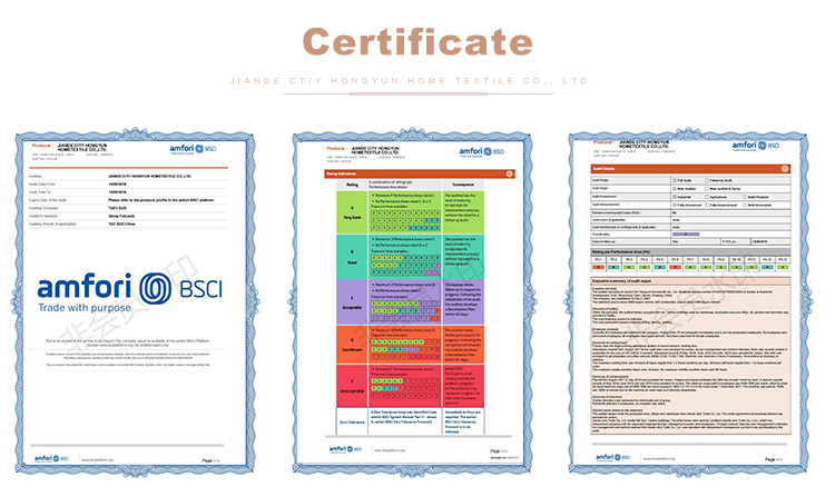 Factory Certificates