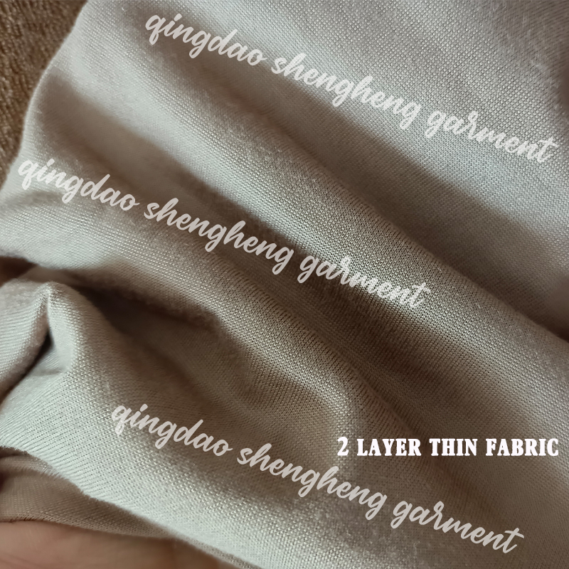 Premium Breathable Cotton Spandex Blend Fabric Detail