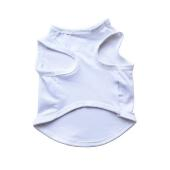 Customizable White Pet Apparel for Dogs &amp; Cats - Sizes Xs-L